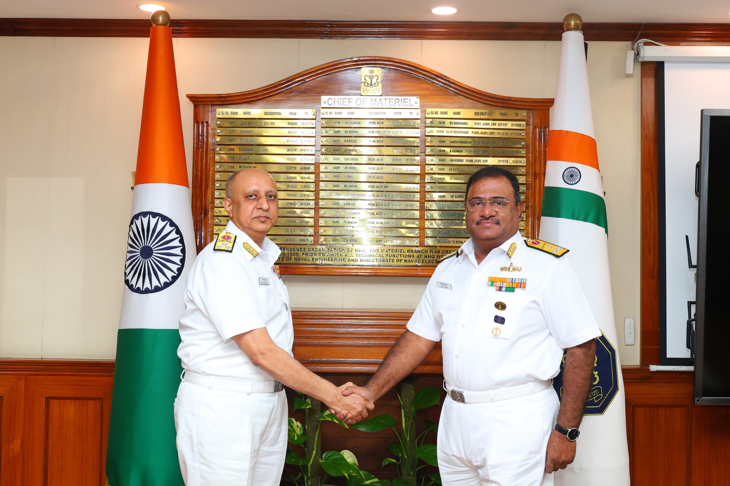 Vice Admiral B Sivakumar Assumes Charge As The Chief Of Materiel
